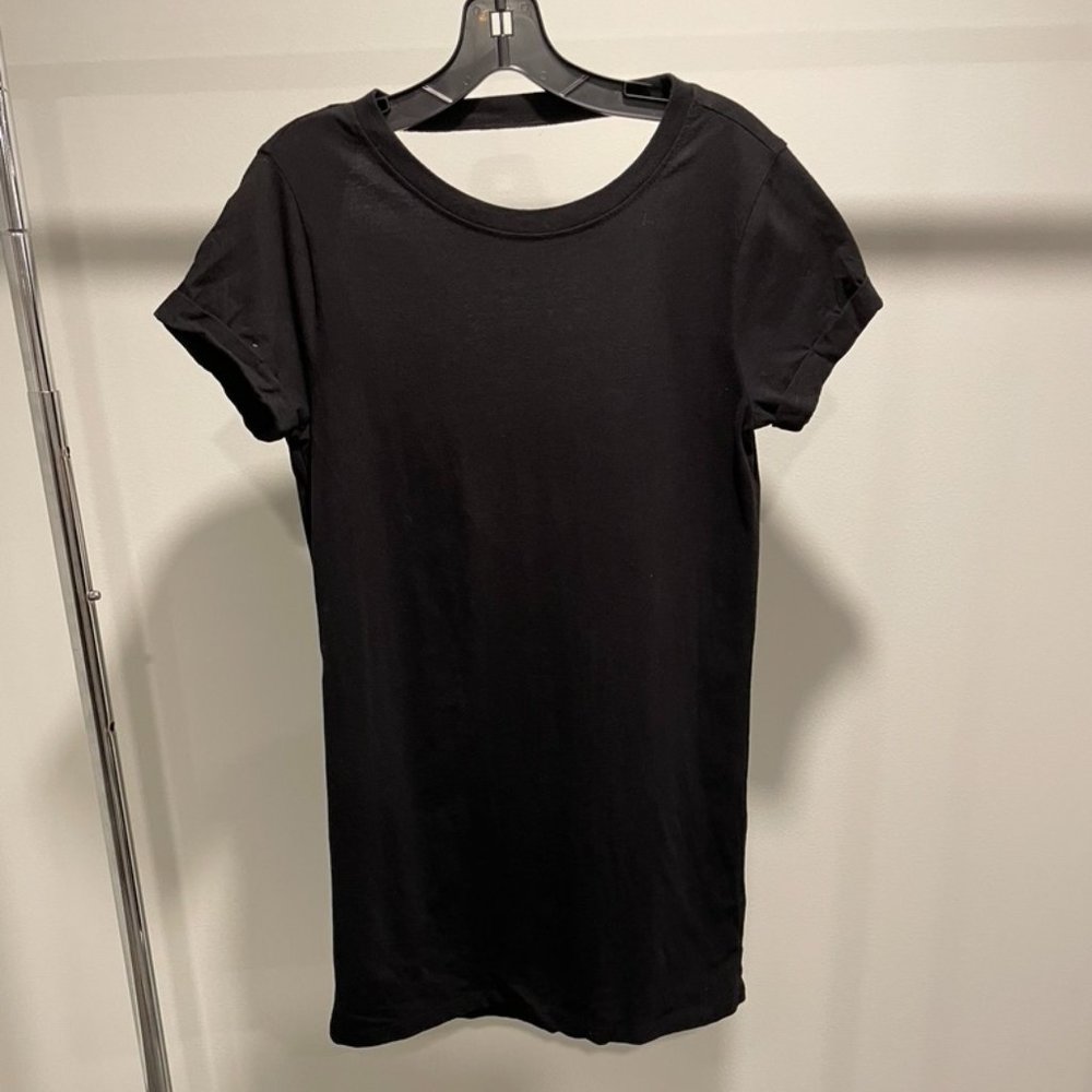 Forever 21 Black T-Shirt Dress